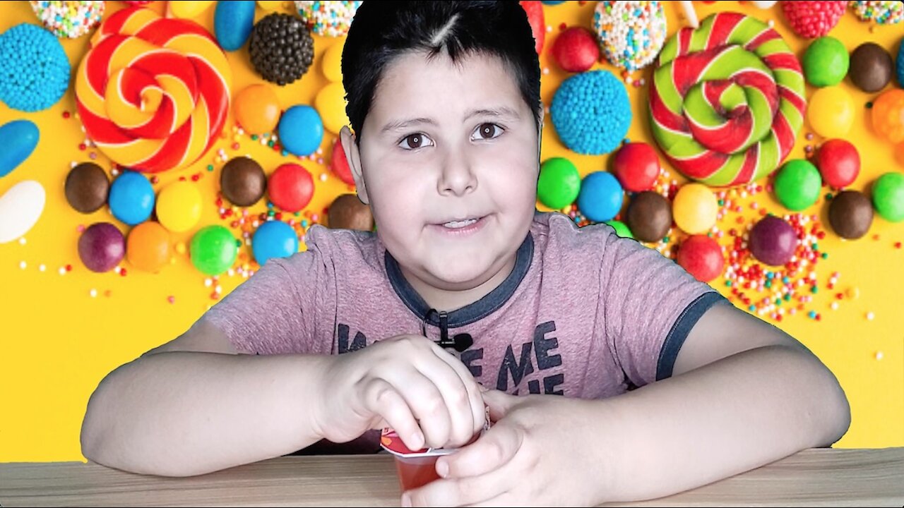 Asmr Mukbang Eating Orange Jello