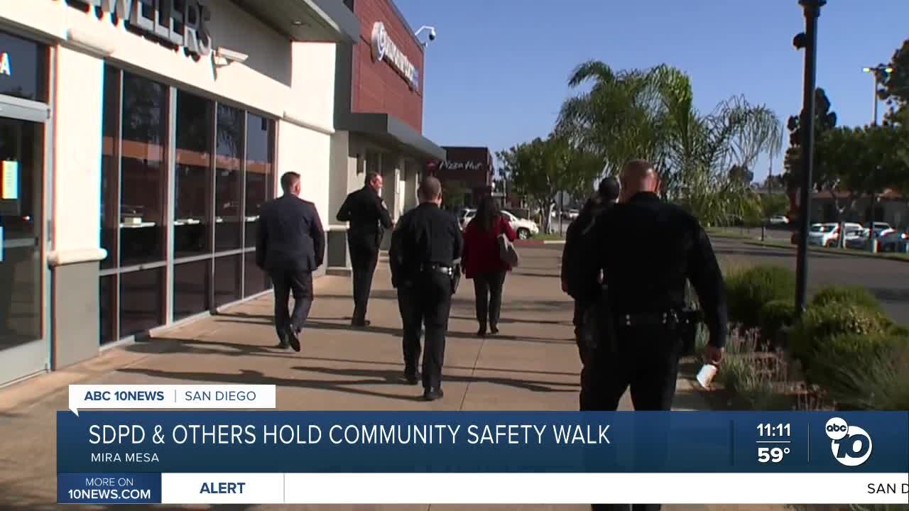 SDPD kicks off latest round of community safety walks