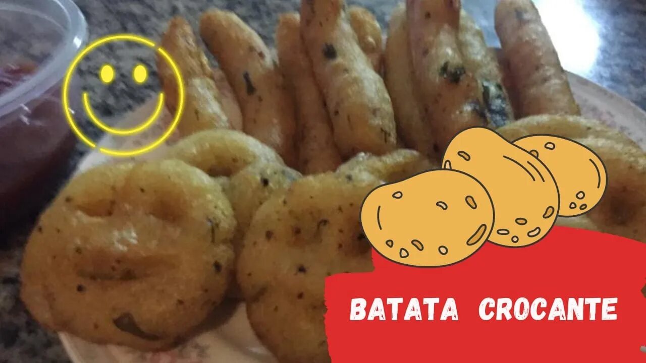 BATATA FRITA CROCANTE E SEQUINHA RECEITA PRATICA E FÁCIL