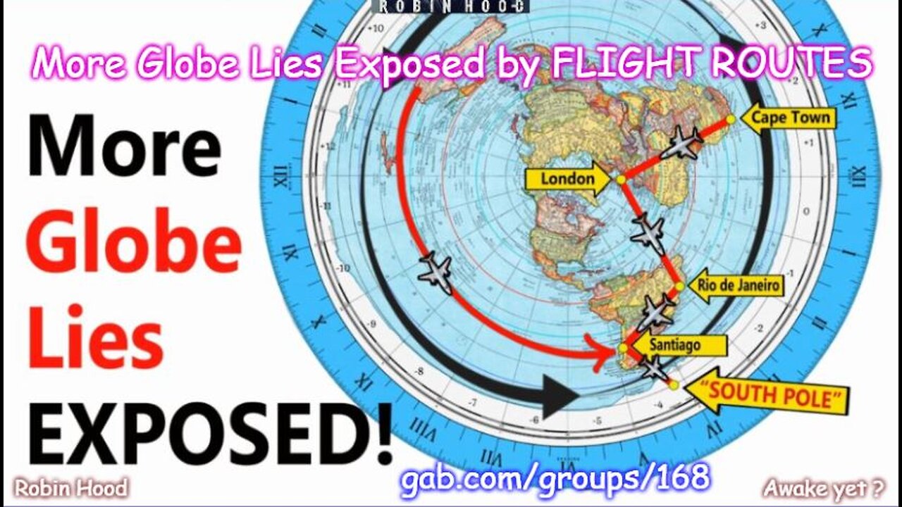 More Globe Lies Exposed by FLIGHT ROUTES