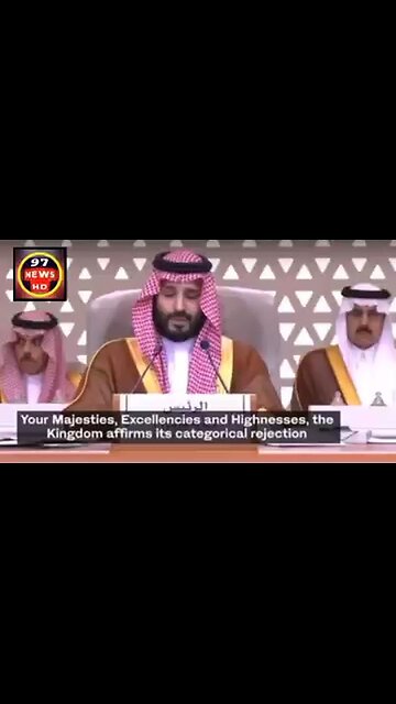 SAUDI CROWN PRINCE CALLS FOR NETANYAHU'S ACCOUNTABILITY AND PALESTINIAN STATEHOOD