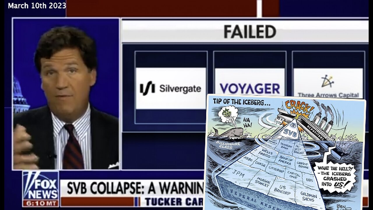 Bank Crash | Silicon Valley Bank Fails, Regulators Seize Signature Bank In 3rd Largest U.S. Bank Failure | "I Expect Bank Runs Monday Morning." - Bill Ackman (Billionaire)...Meanwhile Regional Banks Prepare for Monday's Markets to Open!!!