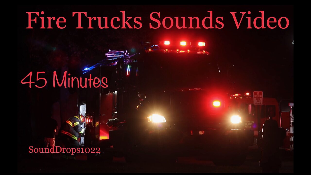 30 Minutes Of An Adrenaline Rush From Fire Truck Sounds Video