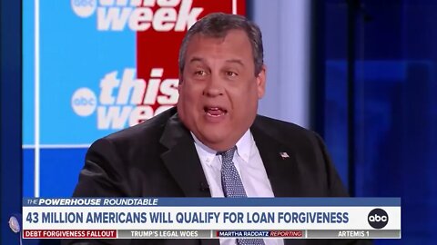 Christie says Biden doesn't have the power to do student loan relief and he knows it - 8/29/22