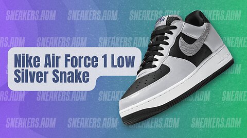 Nike Air Force 1 Low Silver Snake (2021) - DJ6033-001 - @SneakersADM