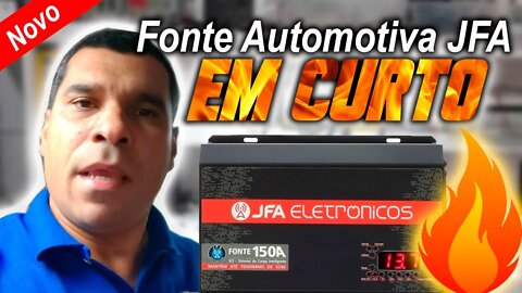 Fonte automotiva JFA 150A em curto, não liga!