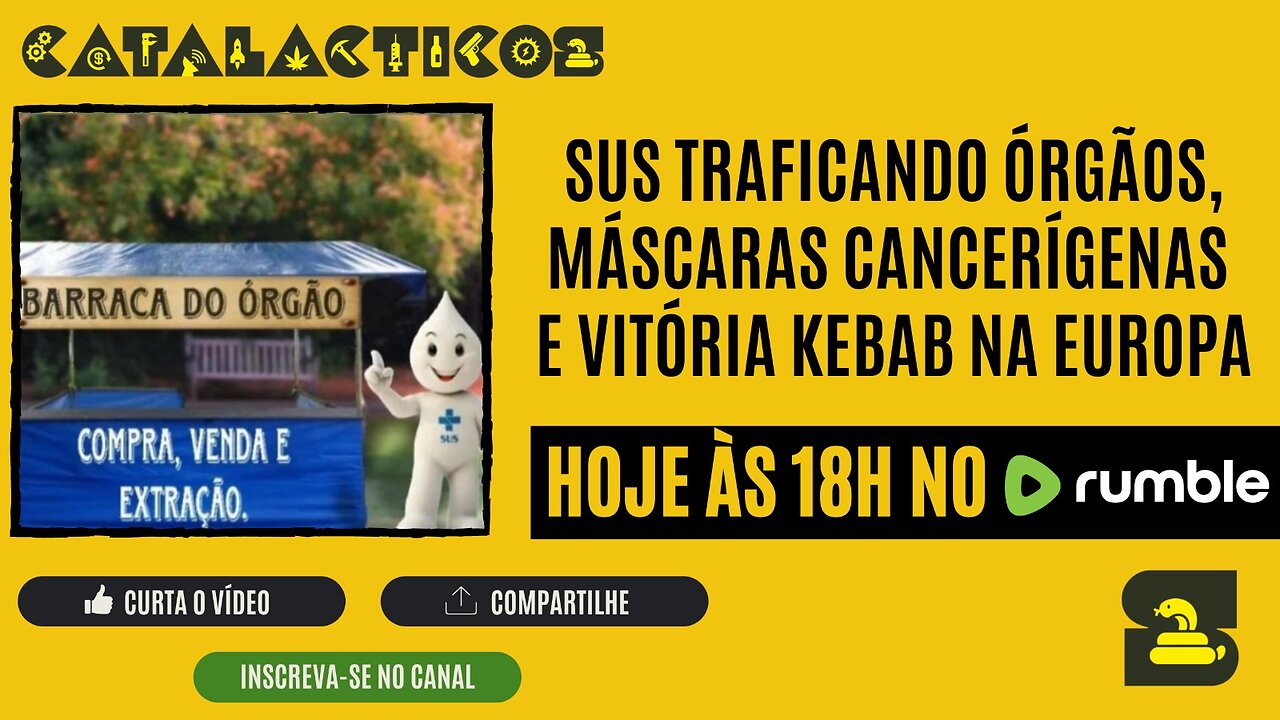 #128 SUS Traficando Órgãos, Máscaras Cancerígenas E Vitória Kebab Na Europa