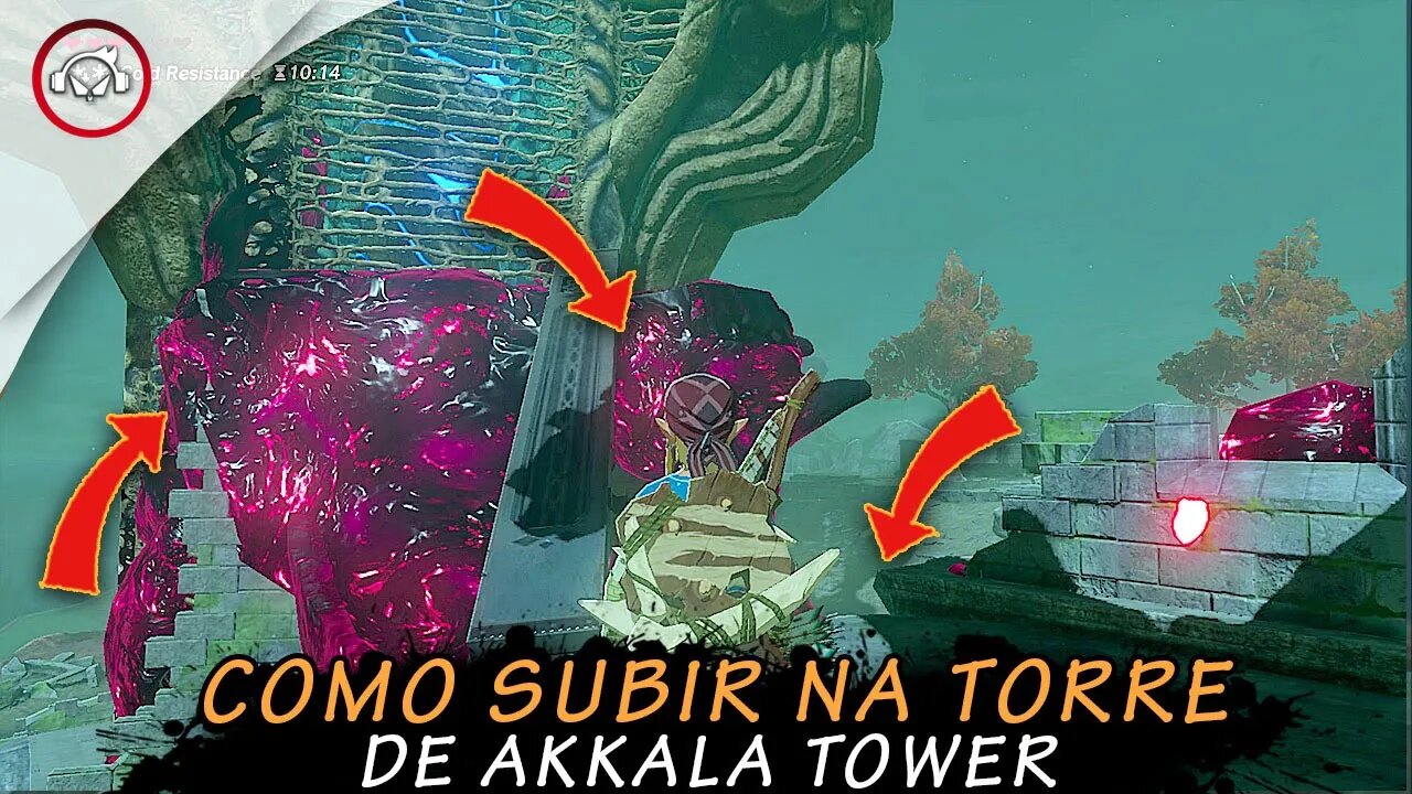 Zelda Breath of the Wild, Como subir na torre de Akkala Tower | super dica PT-BR