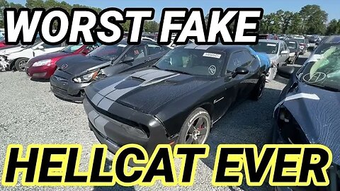 Fake Hellcat Exposed, Copart Walk Around