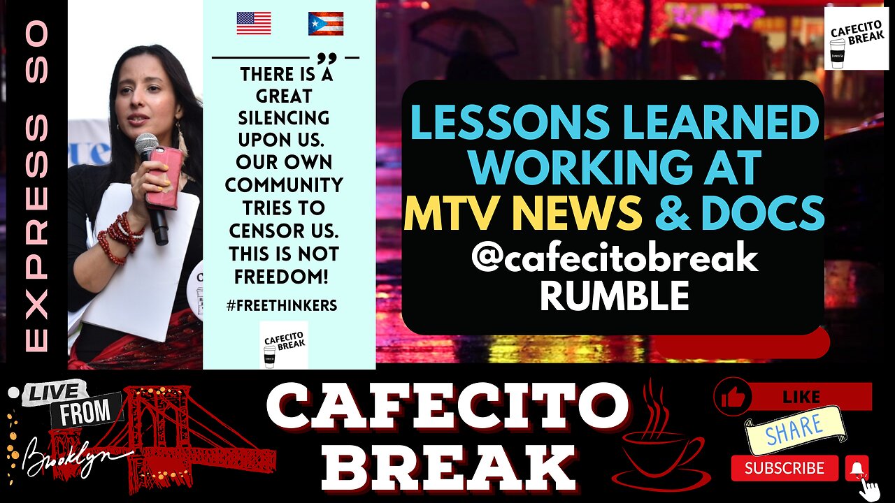 Lessons Learned Working at MTV News and Docs Team - Do Not Take It Personally #CancelCancelCulture #mtv with RA