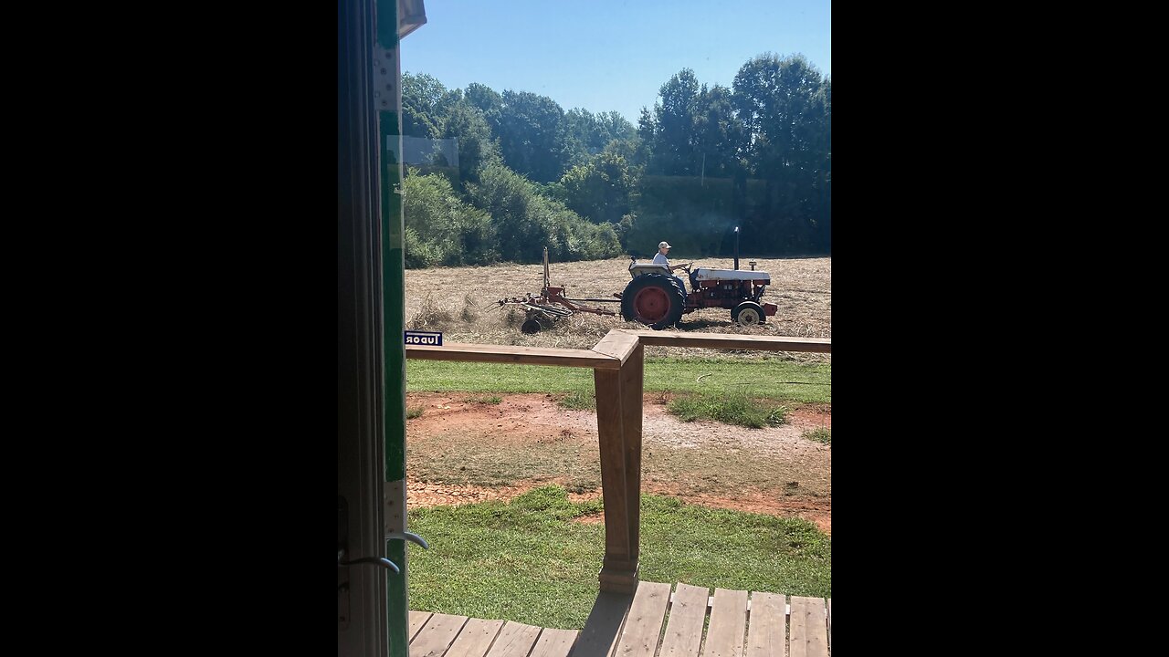 Raking & Baling Hay. No Car Work... Just Farm Work Fun!