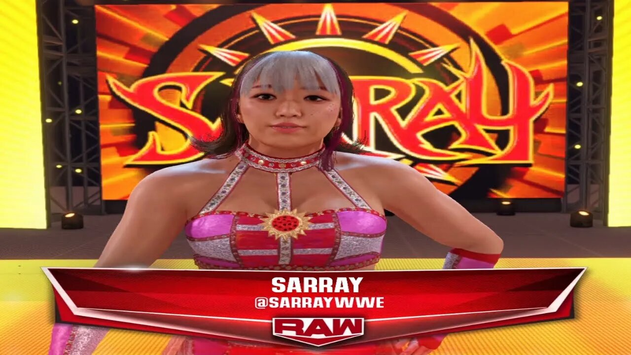 Sarray Entrance WWE 2k22