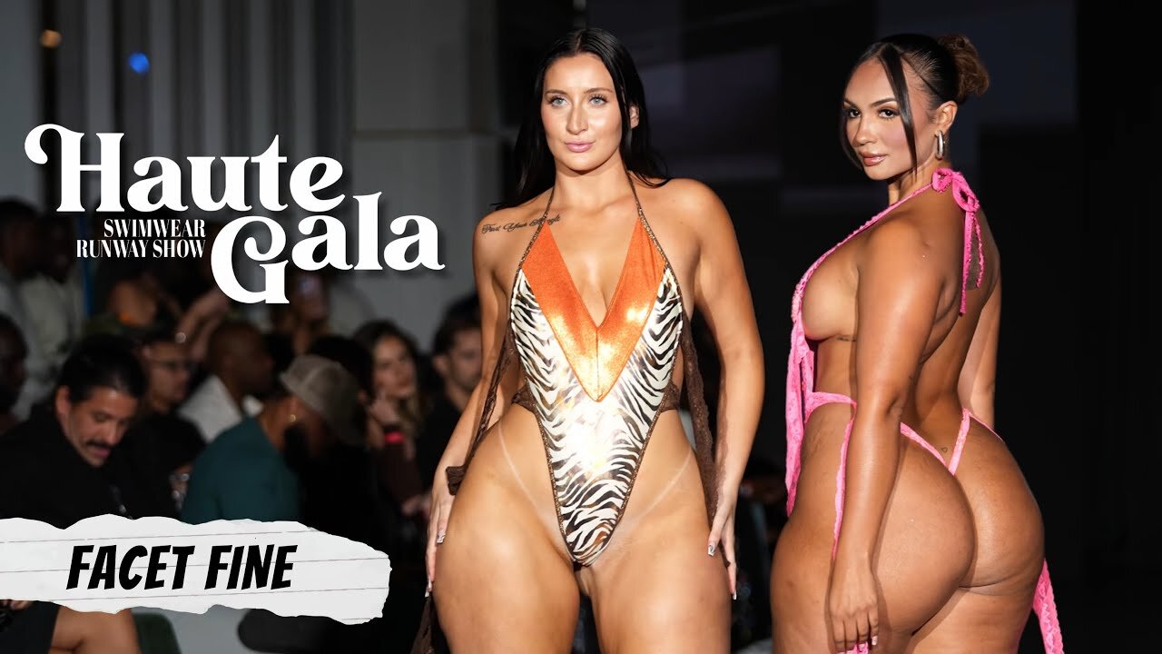 Facet Fine Stuns The Runway In Miami | Haute Gala | Art Basel Miami |🍑💦