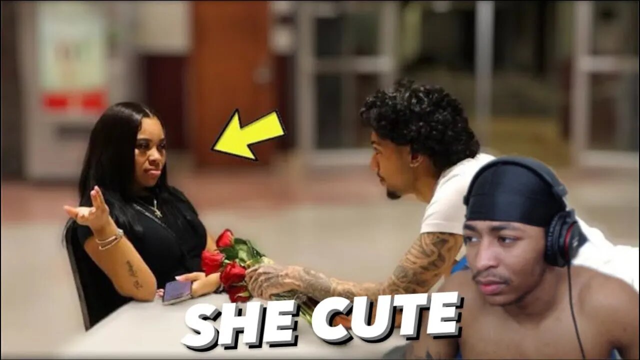 DewayneReacts to FORCEFULLY Giving Roses to Strangers On Valentine's Day! 😂😮... #funny #valentines