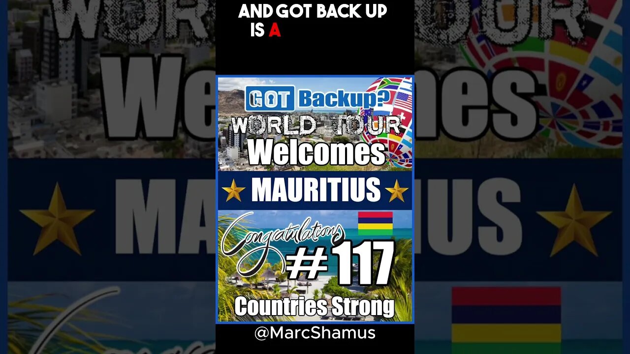 GOTBACKUP: Welcome Mauritius Country #117