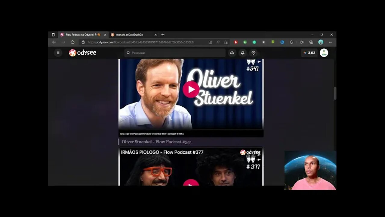 Flow podcast e Monark no odysee