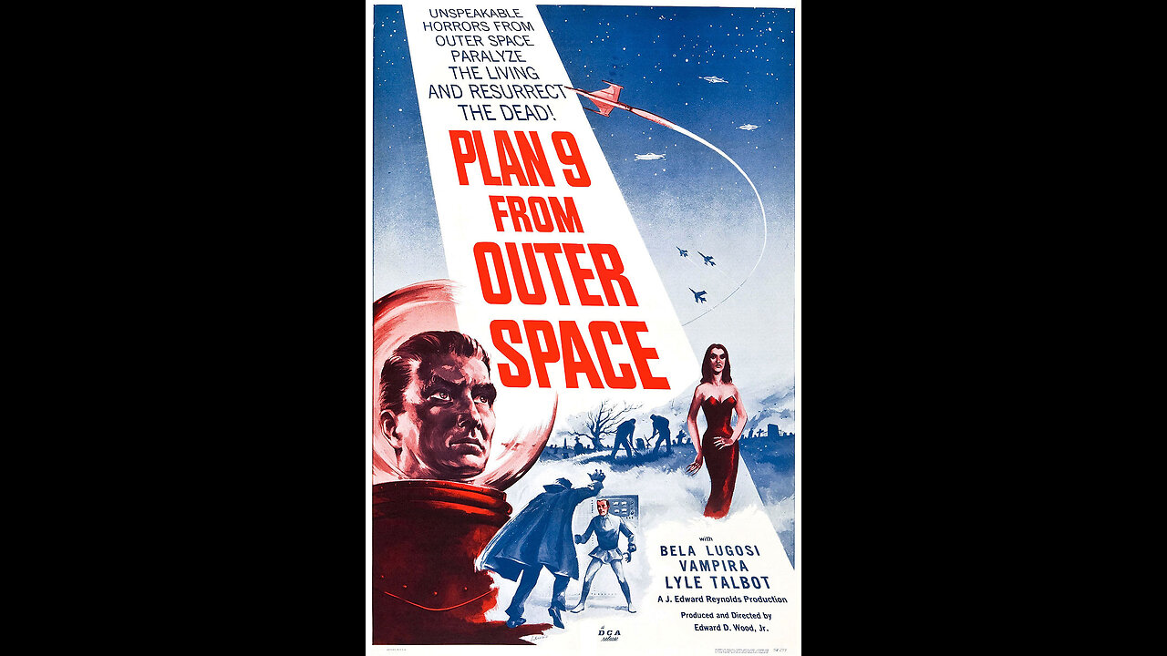 Movie From the Past - Plan 9 from Outer Space - Black and White - 1959