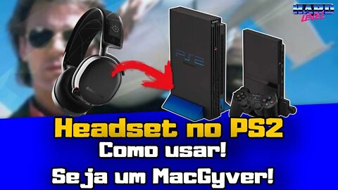 Como usar Headset ou Fones de Ouvido no seu PS2 - Conheça alguns adaptadores e cabos!