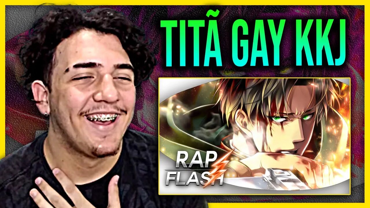 Rap do Levi (Attack on Titan) | Exterminador de Titãs | (SpeedRap 13) | Flash Beats [ React ]