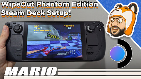 WipeOut Phantom Edition is AMAZING on the Steam Deck! Here's how to play it...