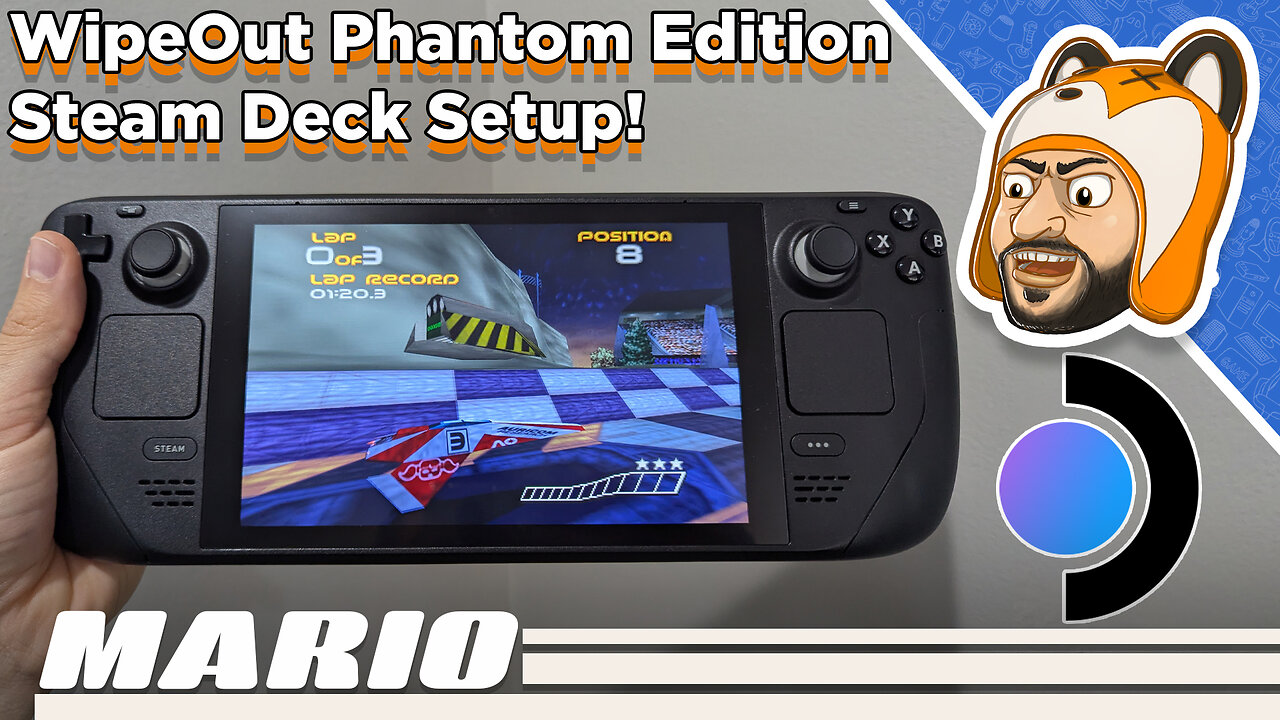 WipeOut Phantom Edition is AMAZING on the Steam Deck! Here's how to play it...