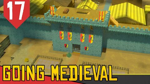 PORTÕES FORTIFICADOS da Cidade! - Going Medieval #17 [Série Gameplay Português PT-BR]