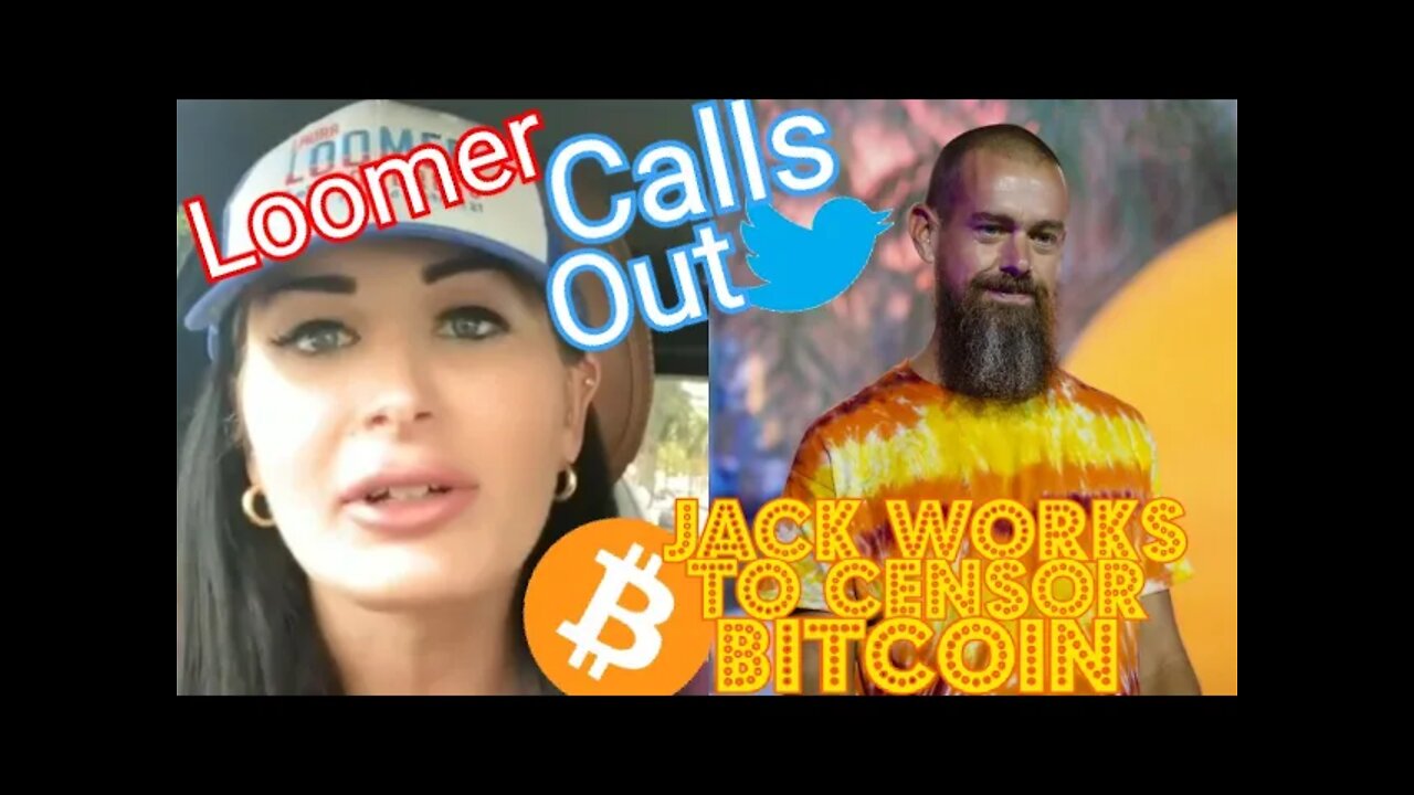 Loomer Confronts Jack About Twitter Censorship | Jack Says He is Working Out Censoring Bitcoin