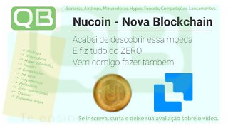 Mineradora - NuCoin - Nova Blockchain promissora