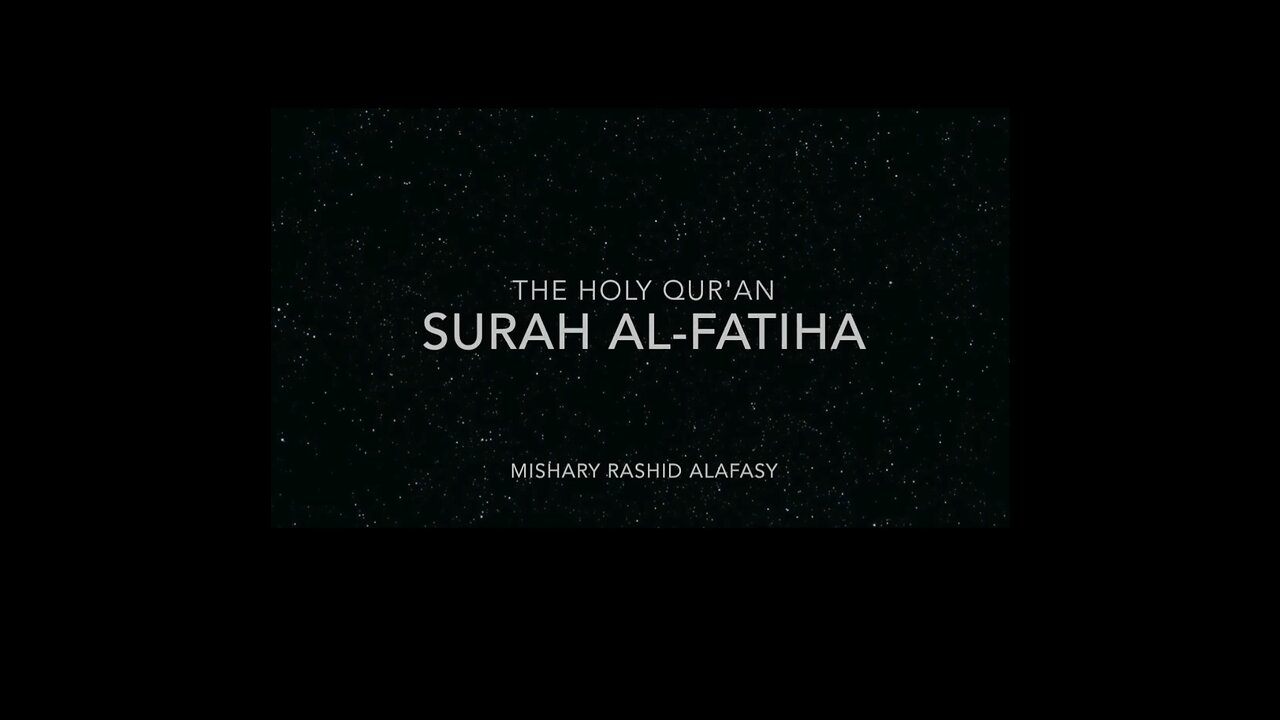 Surat Al-Fatihah (The Opener)