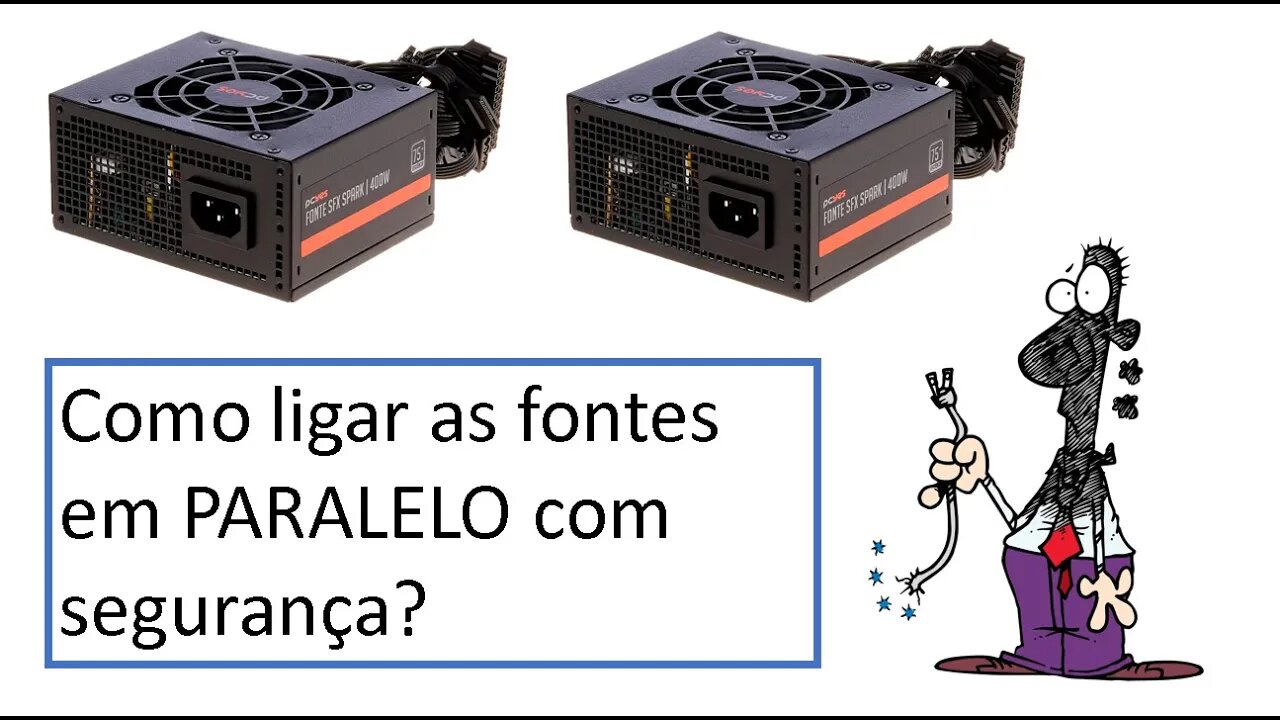 Como ligar as fontes de PC em paralelo com segurança - Mineração