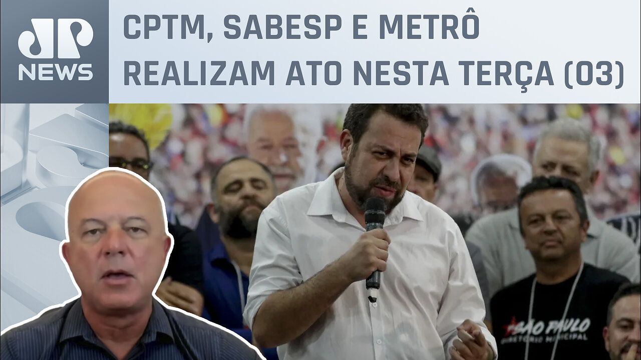 Boulos: Intransigência do governo é responsável por greve do Metrô; Motta analisa
