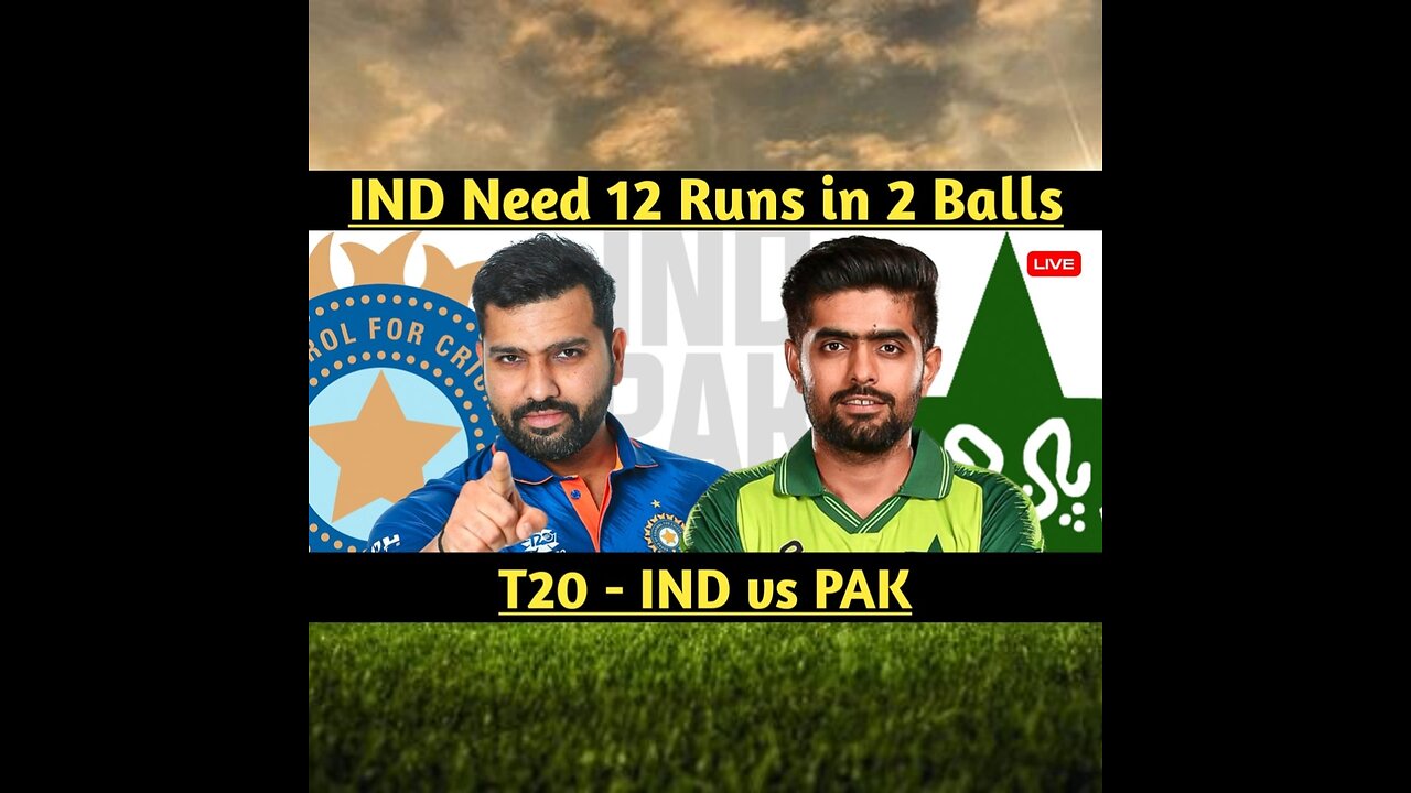 IND Need 12 Runs in 2 Balls | IND vs PAK | T20 | Cricket 19 Gameplay