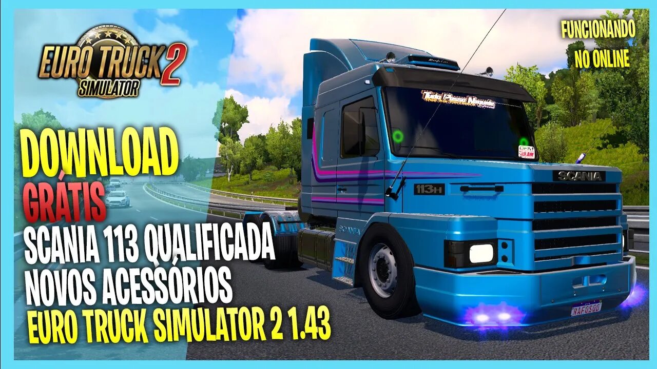 ▶️ETS2 1.43 - SCANIA 113 QUALIFICADA PARA EURO TRUCK SIMULATOR 2