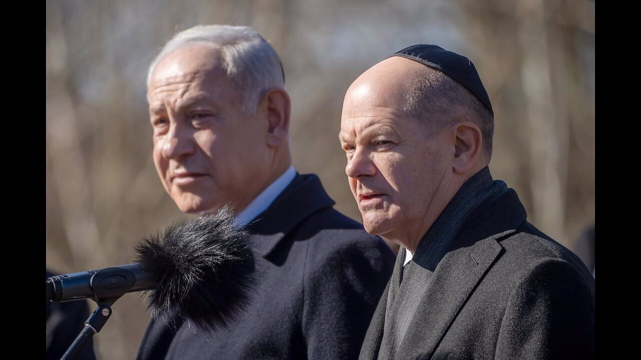 Presidente Aleman Olaf Scholz usa una kipá judia y dice que la mayoria de los alemanes son judíos