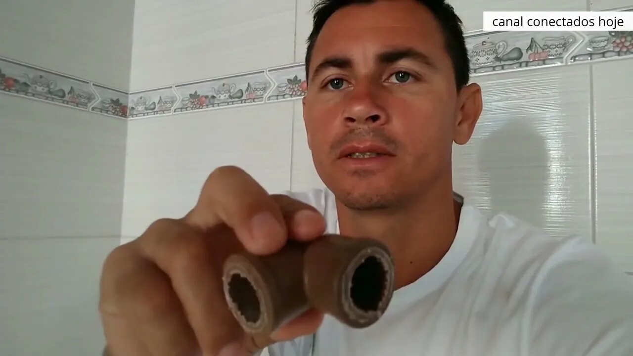 Não jogue no lixo suas conecções pvc já coladas aproveitando cano pvc Conecções PVC já coladas