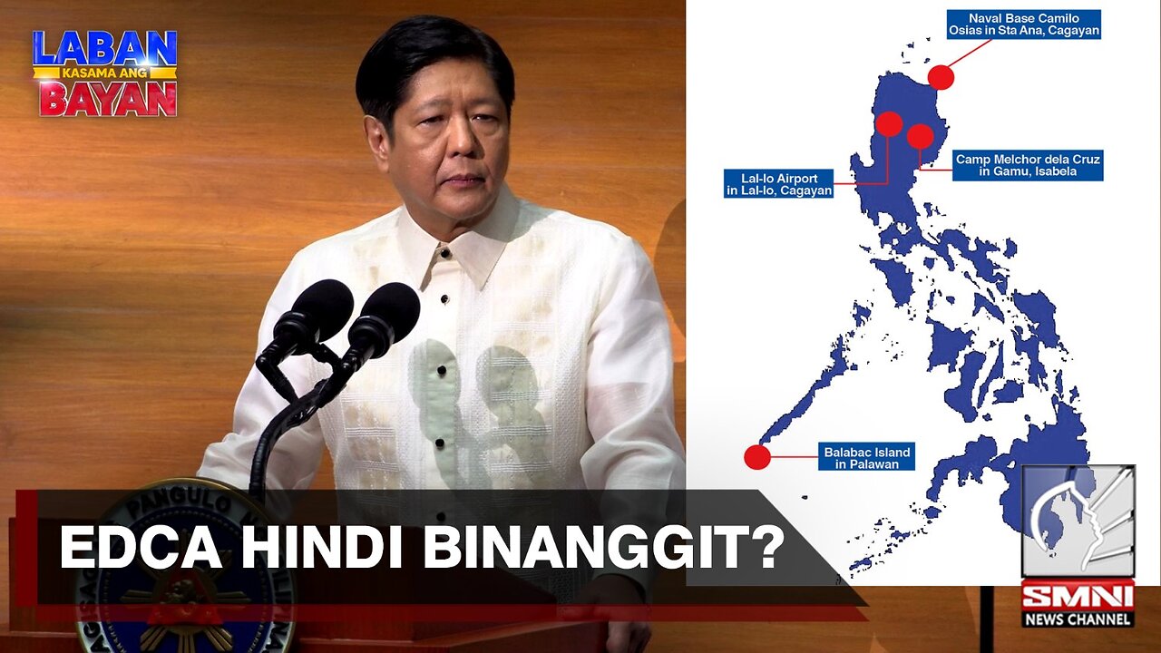 Isyu ng EDCA sites, hindi nabanggit sa ikalawang SONA ni Pang. Bongbong Marcos