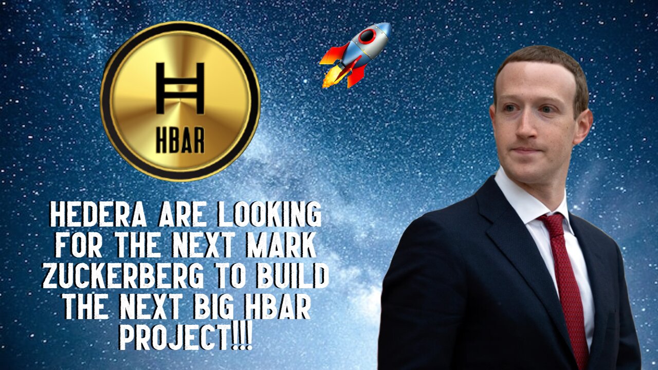 Hedera Are Looking For The Next Mark Zuckerberg To Build The Next Big HBAR Project!!!