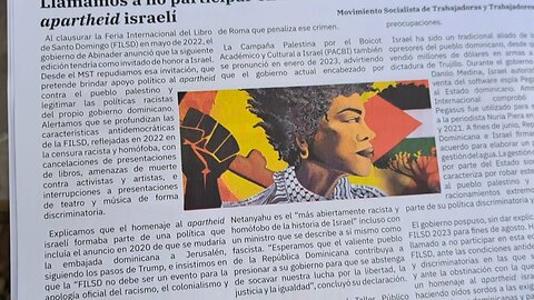 Rechazan que Santo Domingo dedique Feria del Libro a Israel