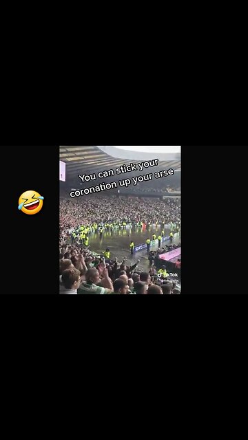 STADIUM OF BRITS TELL CHARLES TO 'SHOVE HIS CORONATION UP HIS ARSE'