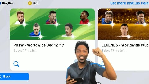 POTW - Worldwide Dec 12 '19 PACK OPENING | PES 20 MOBILE