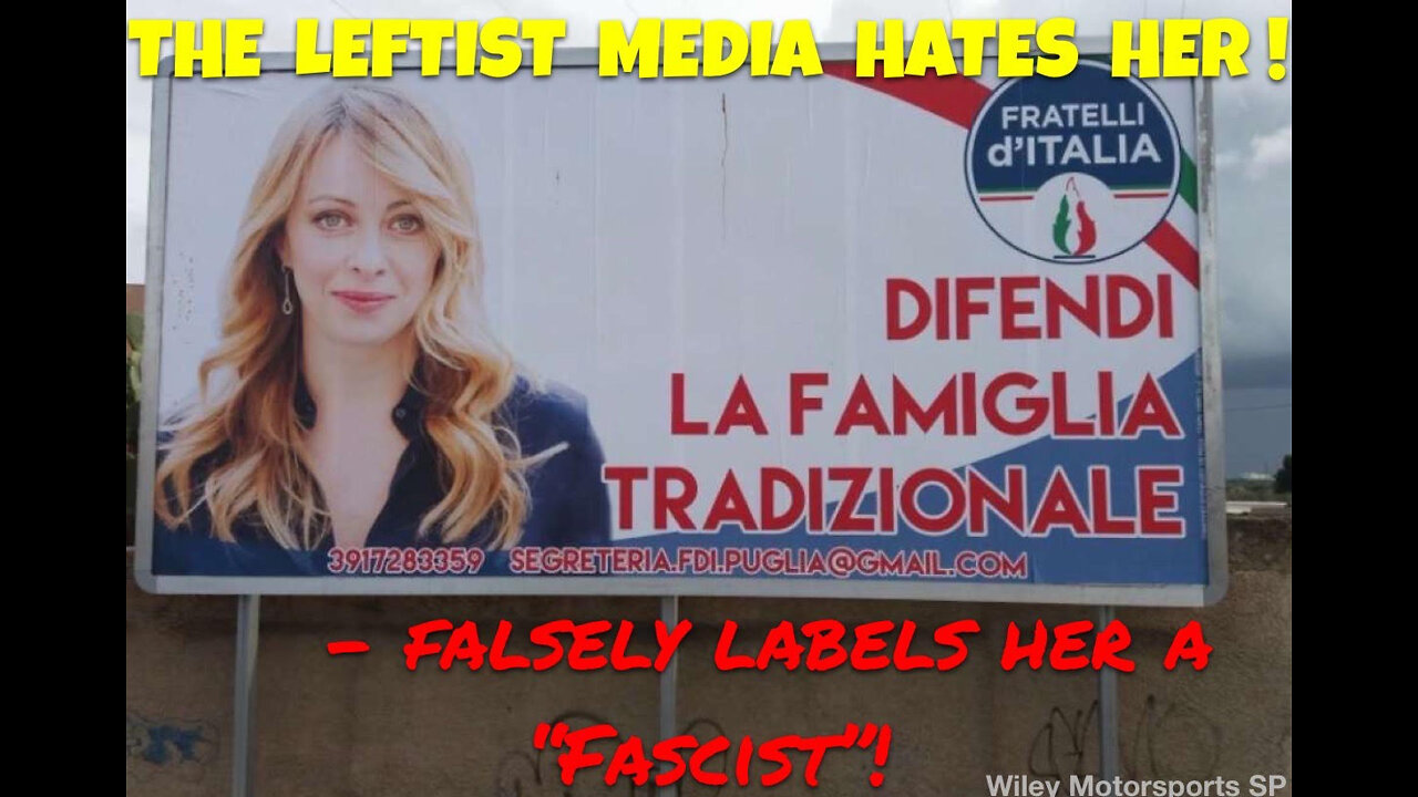 Italia's new Prime Minister Giorgia Meloni: NOT a Fascist