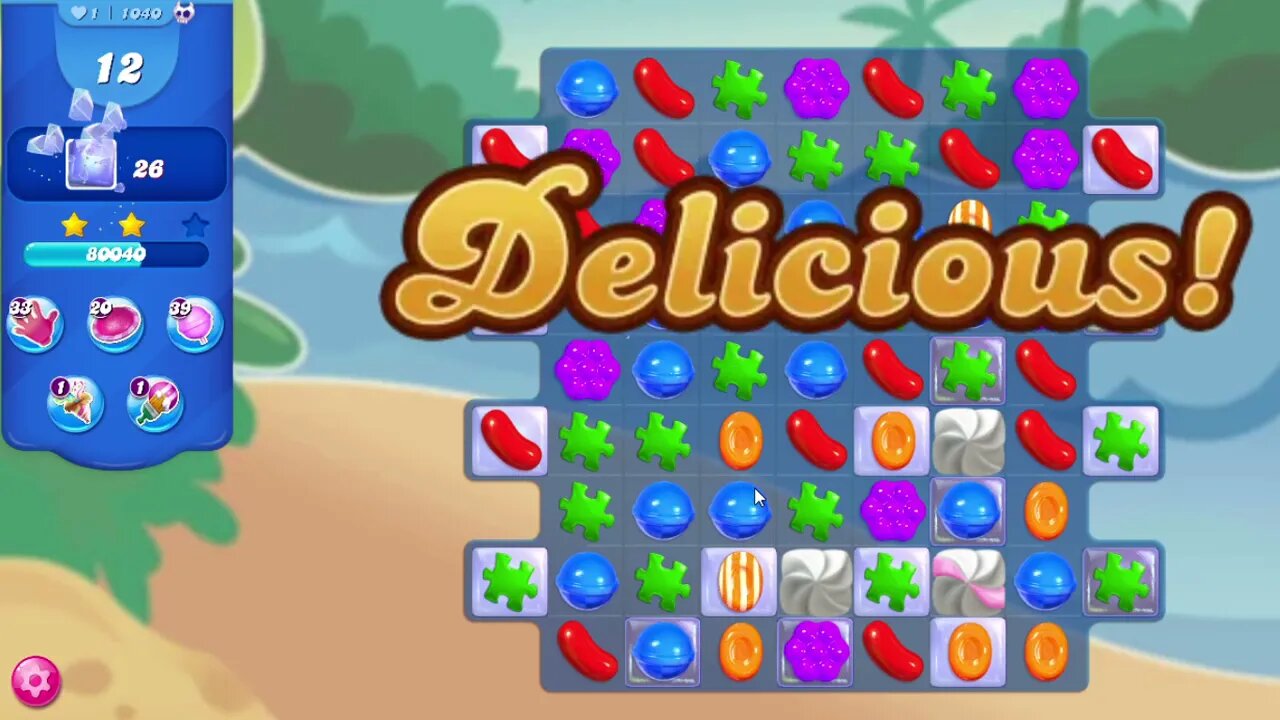 Candy Crush Saga Level 1040