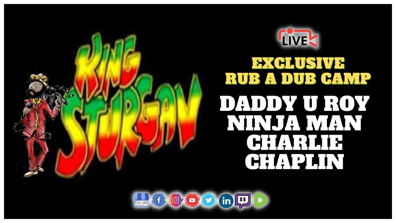 Exclusive Rub A Dub Camp King Stur Gav ft Daddy U Roy, Ninja Man & Charlie Chaplin Live In Jamaica