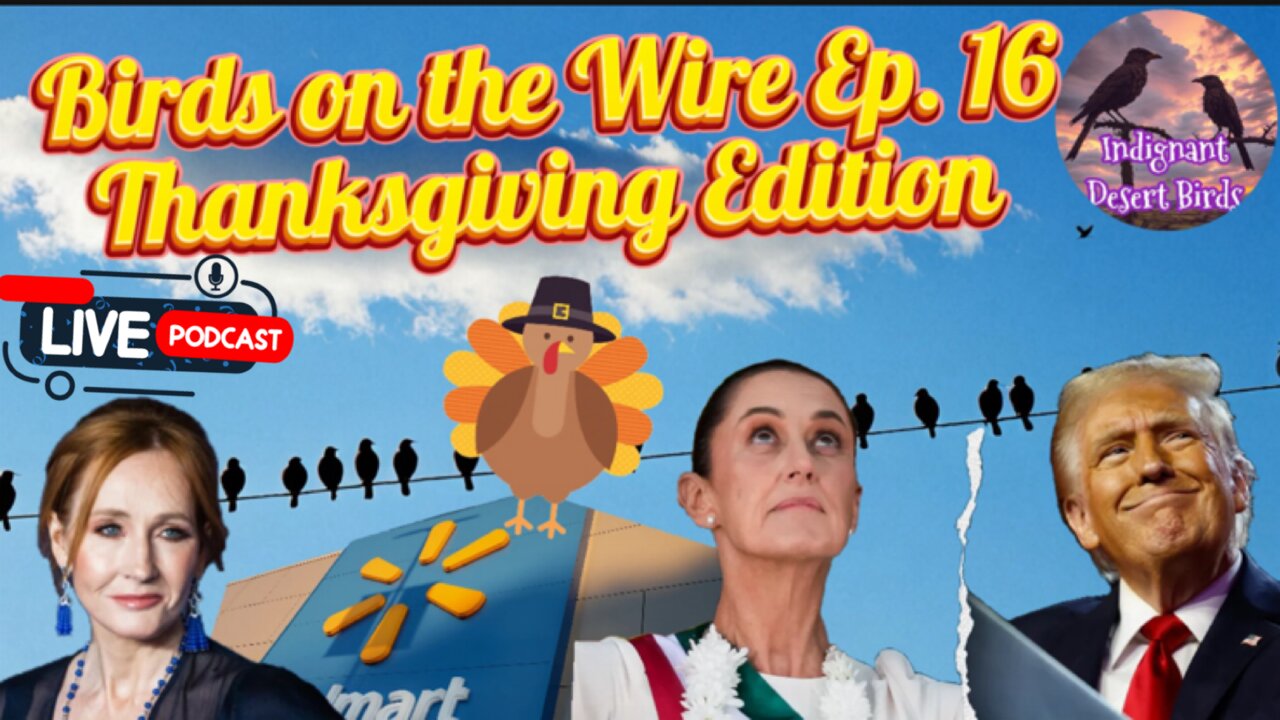 J.K. Rowling Rips BBC, Walmart drops DEI, Trump on Mexico and more! Birds on a wire Ep. 16