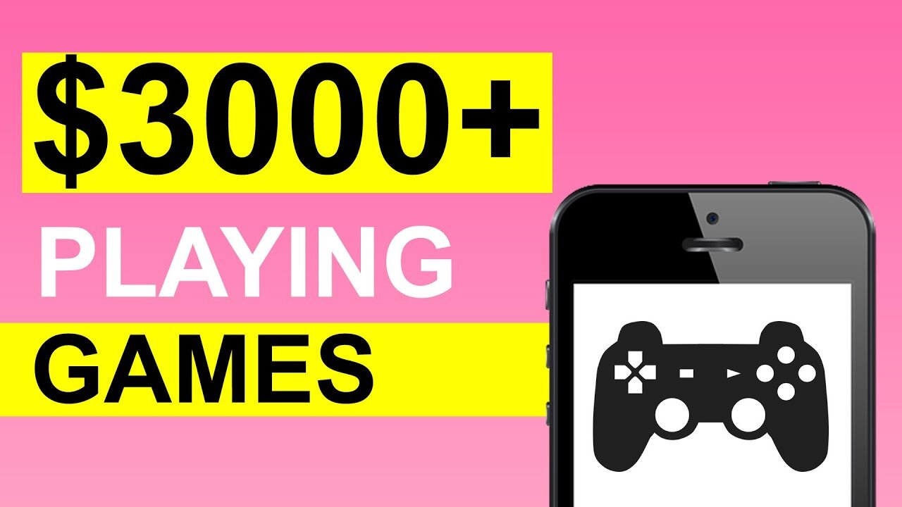 Make $3,000+ For Playing Games! (Make Money Online)