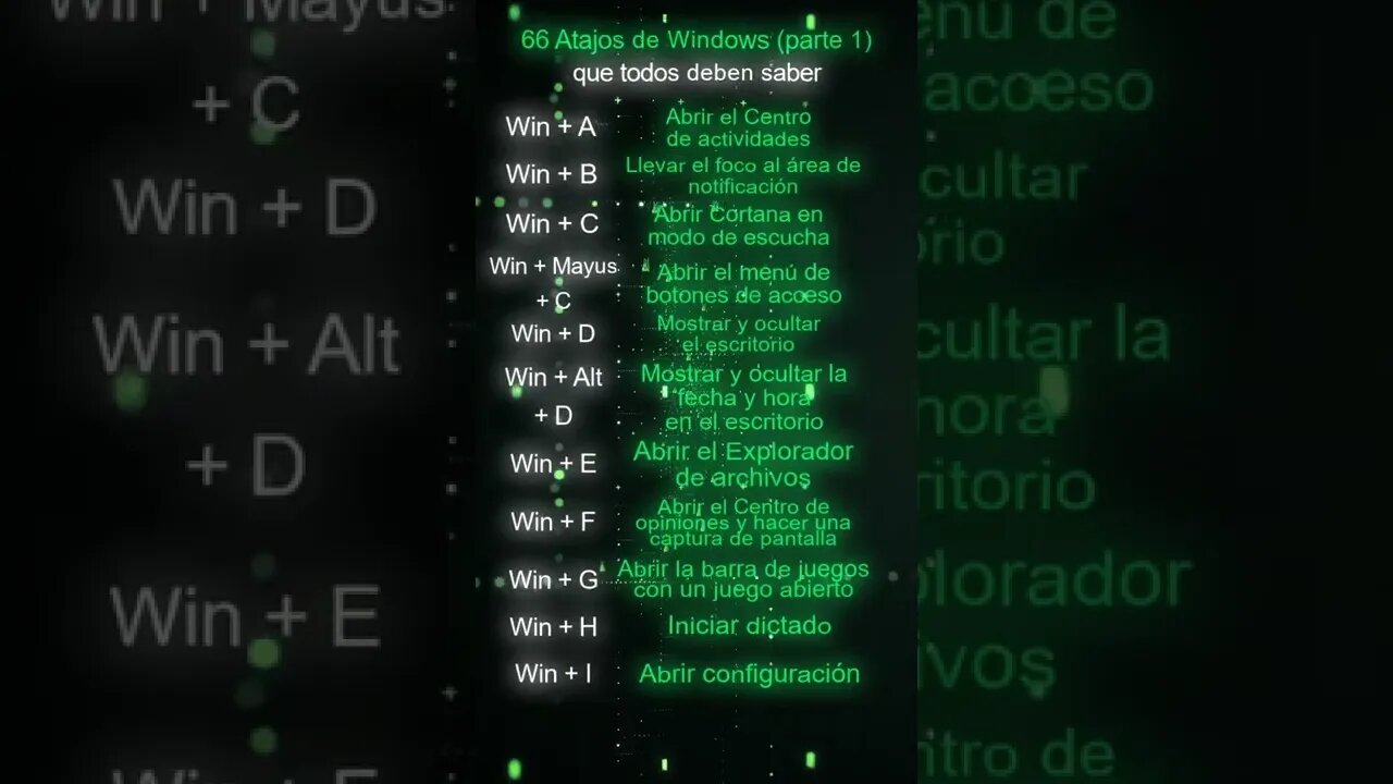 66 Atajos de teclado con la tecla Windows