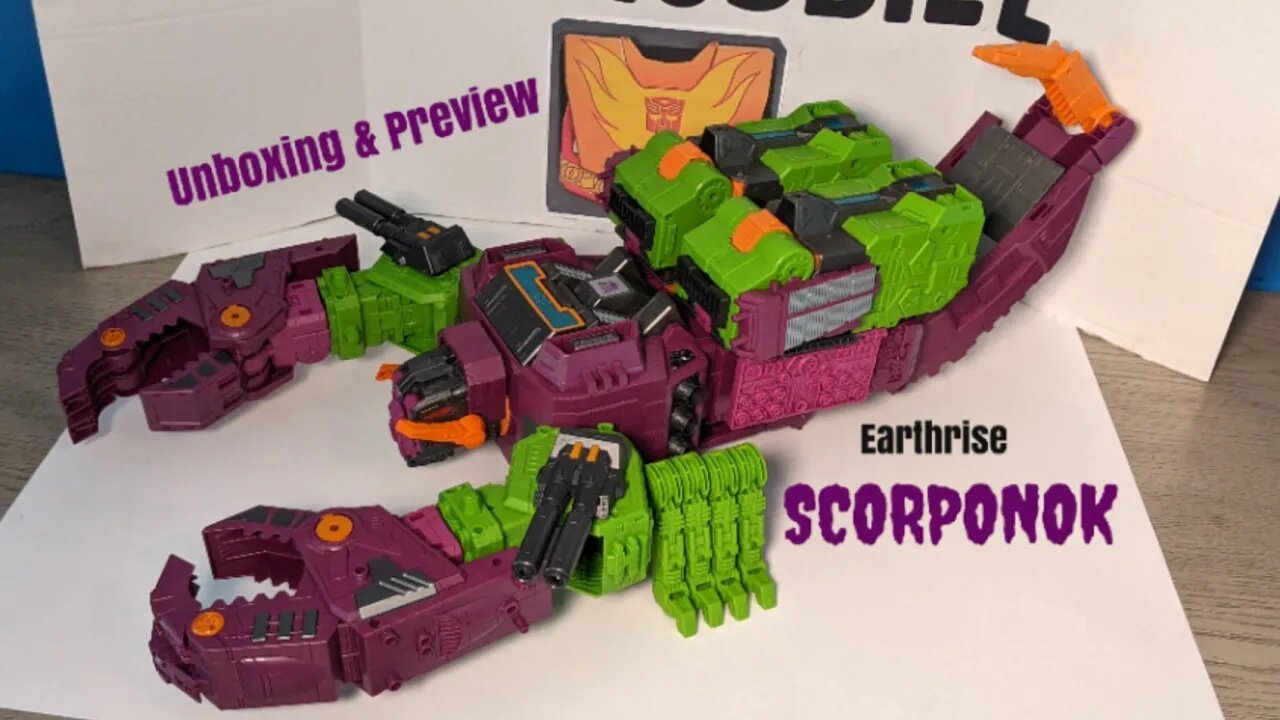 Transformers WFC Earthrise Titan Class SCORPONOK - Unboxing and Preview by Rodimusbill