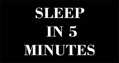 SLEEP IN 5 MINUTES WITH THIS VIDEO AND HAVE A QUIET NIGHT OF SLEEP