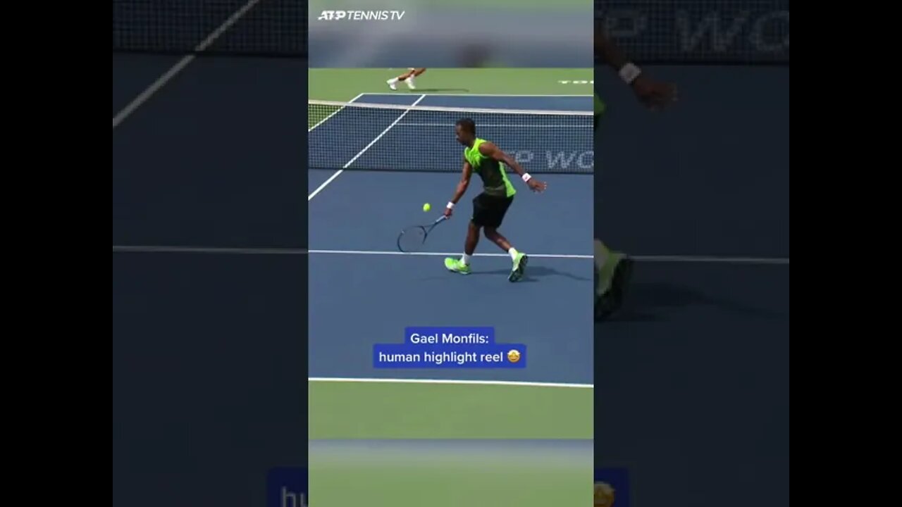 Gael Monfils human highlight reel ⚡😄