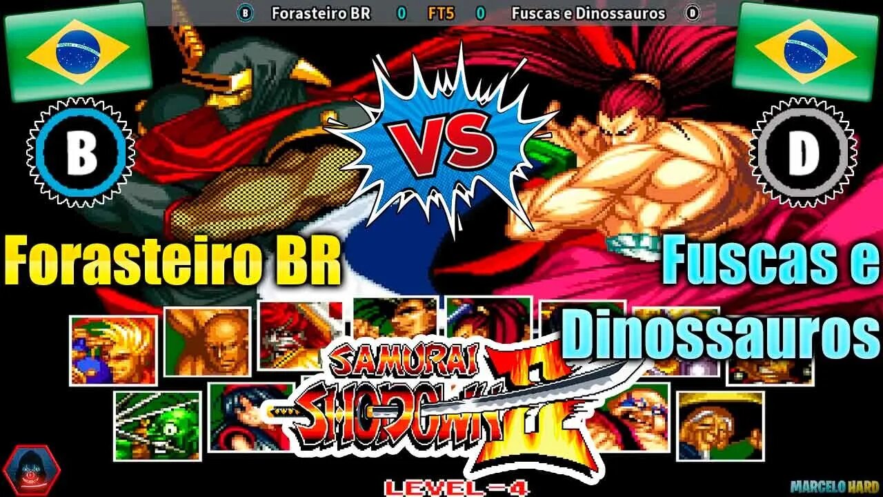 Samurai Shodown II (Forasteiro BR Vs. Fuscas e Dinossauros) [Brazil Vs. Brazil]